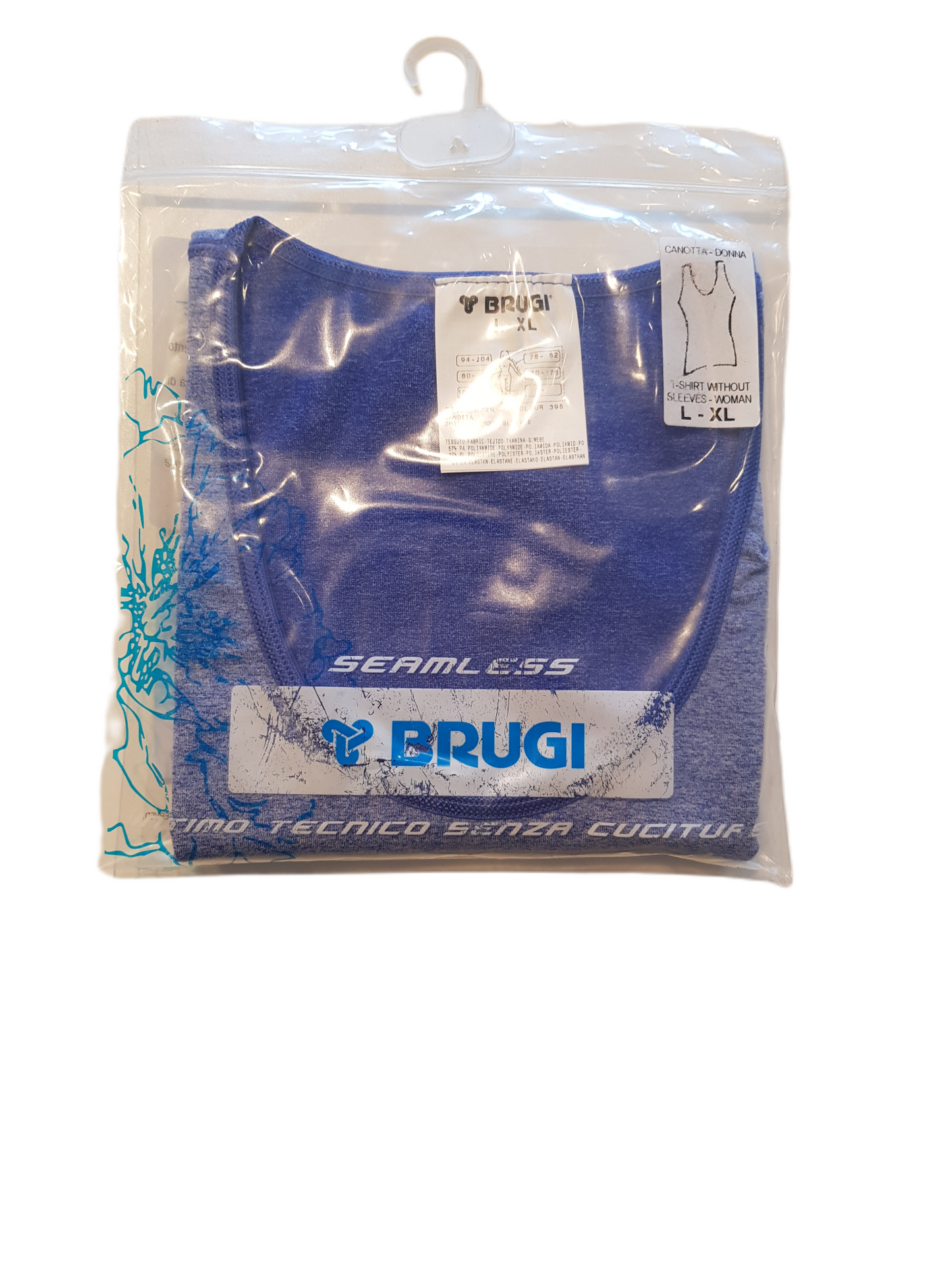 Canotta donna a spalla larga