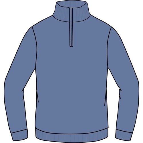 Maglia uomo mezza zip